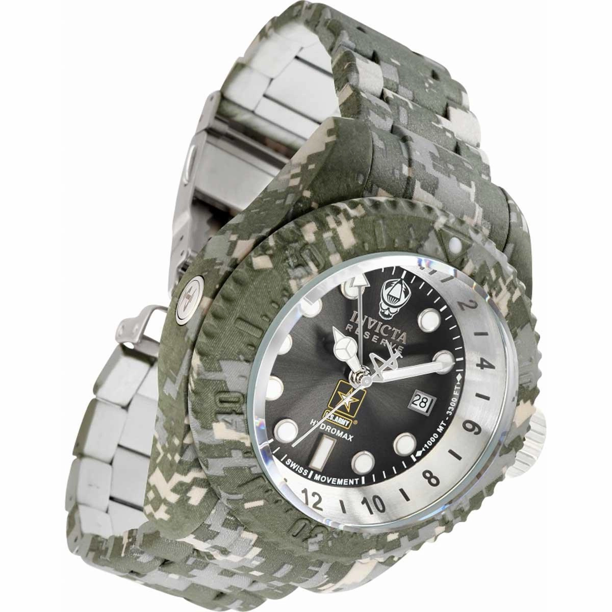 Invicta Men's Swiss Quartz Watch - U.S. Army Two Tone Stainless Steel Bracelet | 34577