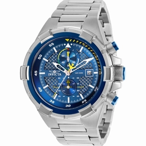 Invicta Men's Watch - Aviator Chronograph Blue Dial Bracelet Steel Bracelet | 28111