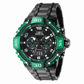 Invicta Men's Watch - Bolt Quartz Chronograph Black Stainless Steel Bracelet | 37651