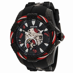 Invicta Men's Watch - Bolt Semi Skeleton Dial Silicone Rubber Strap | 32324