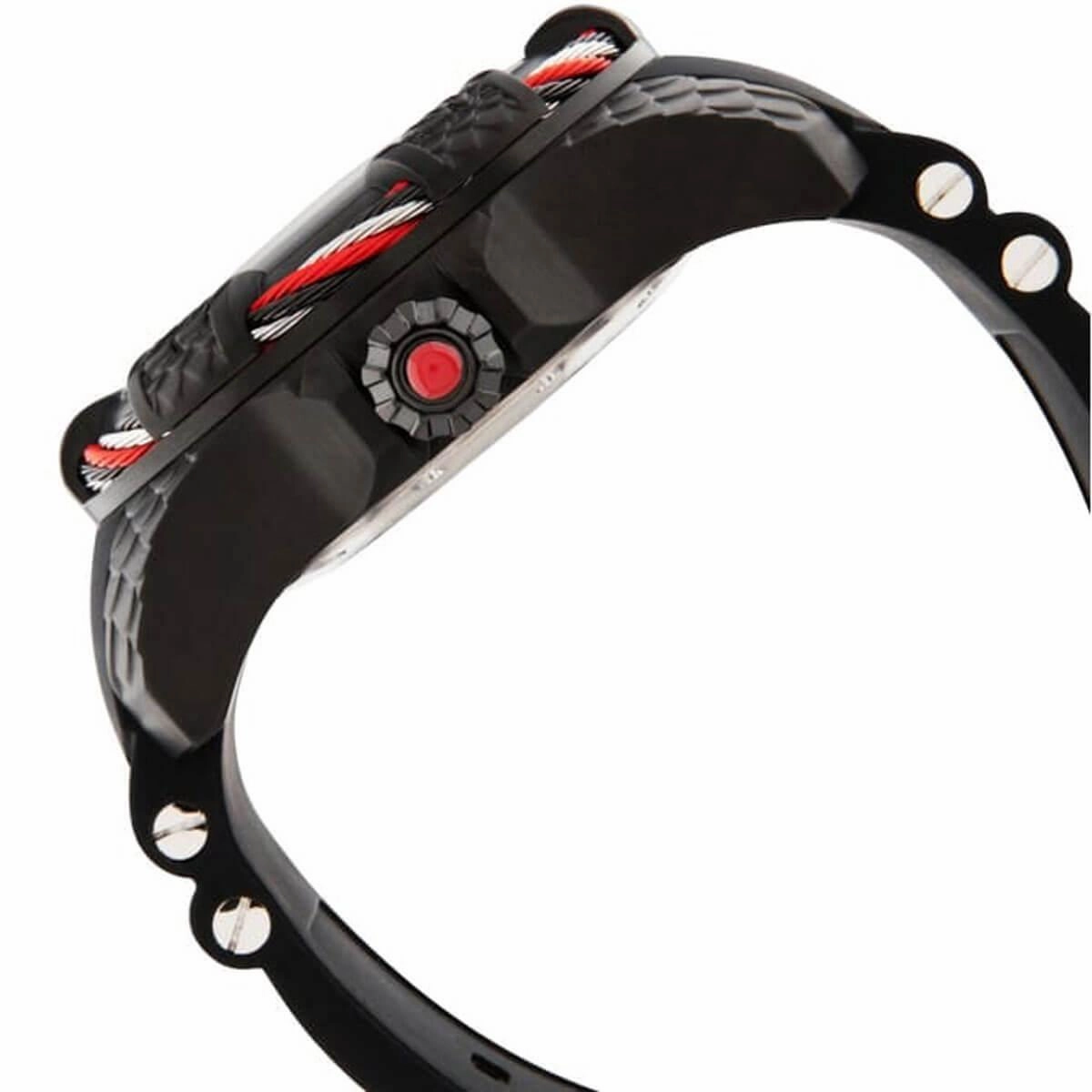 Invicta Men's Watch - Bolt Semi Skeleton Dial Silicone Rubber Strap | 32324