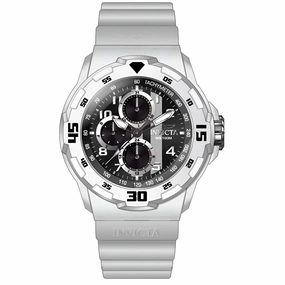 Invicta Men's Watch - Coalition Forces Chrono White Silicone Rubber Strap | 46400