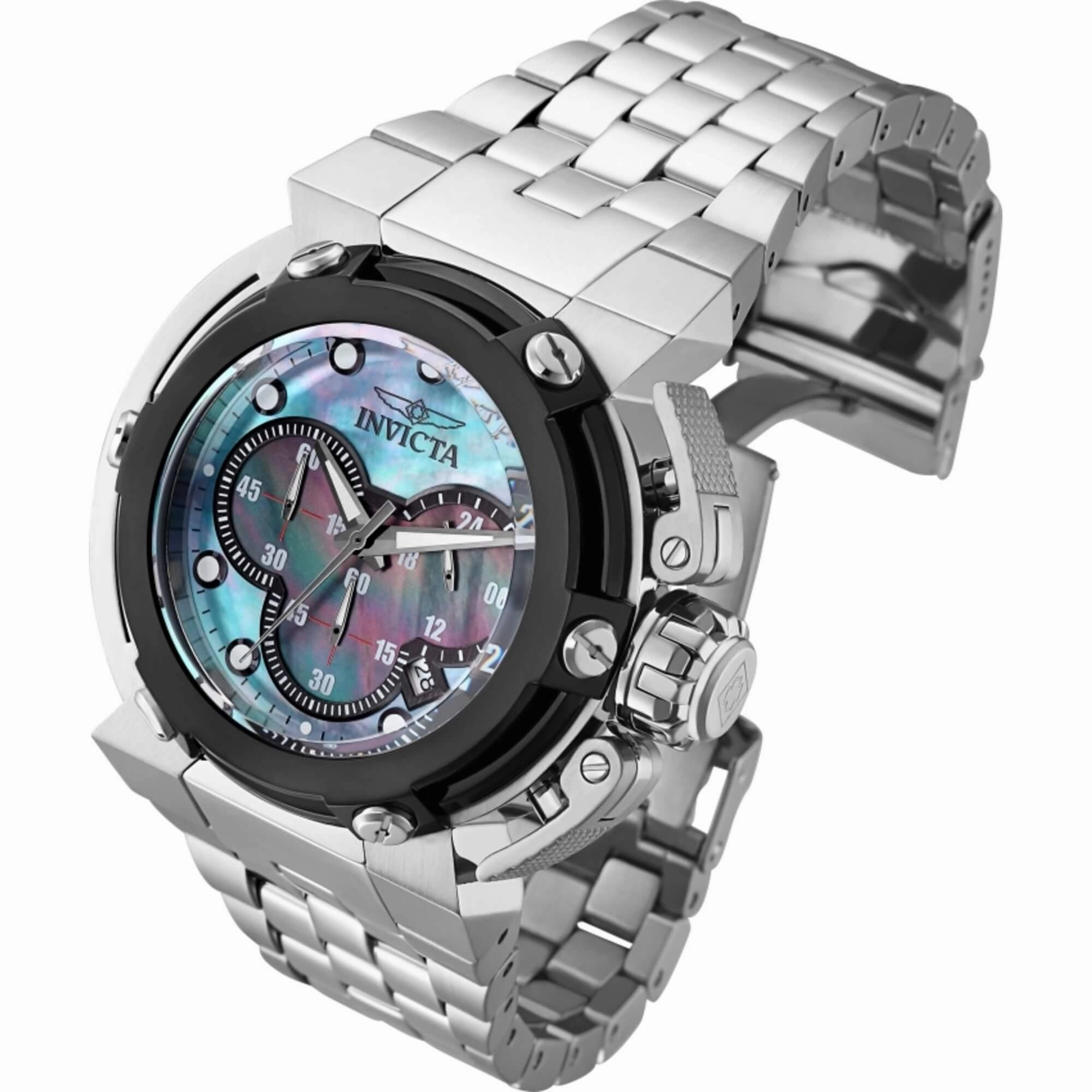 Invicta Men's Watch - Coalition Forces X-Wing Chrono Silver Steel Bracelet | 30452