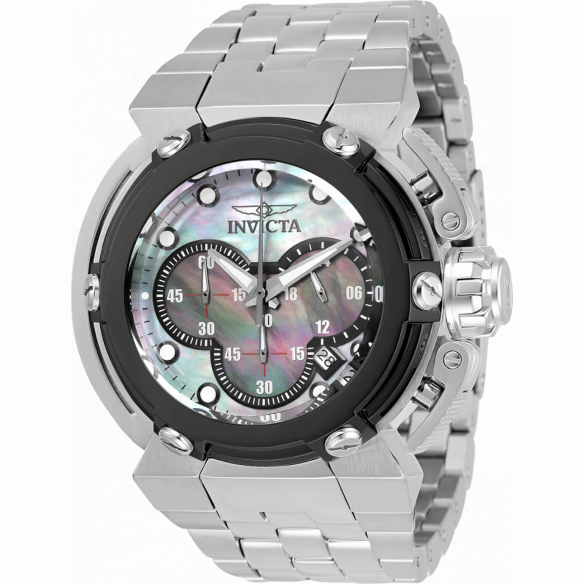 Invicta Men's Watch - Coalition Forces X-Wing Chrono Silver Steel Bracelet | 30452