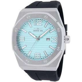 Invicta Men's Watch - Huracan Quartz Blue Dial Silicone Rubber Strap Date | 45773