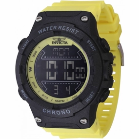 Invicta Men's Watch - Invicta Racing Digital Dial Yellow Polyurethane Strap | 47527