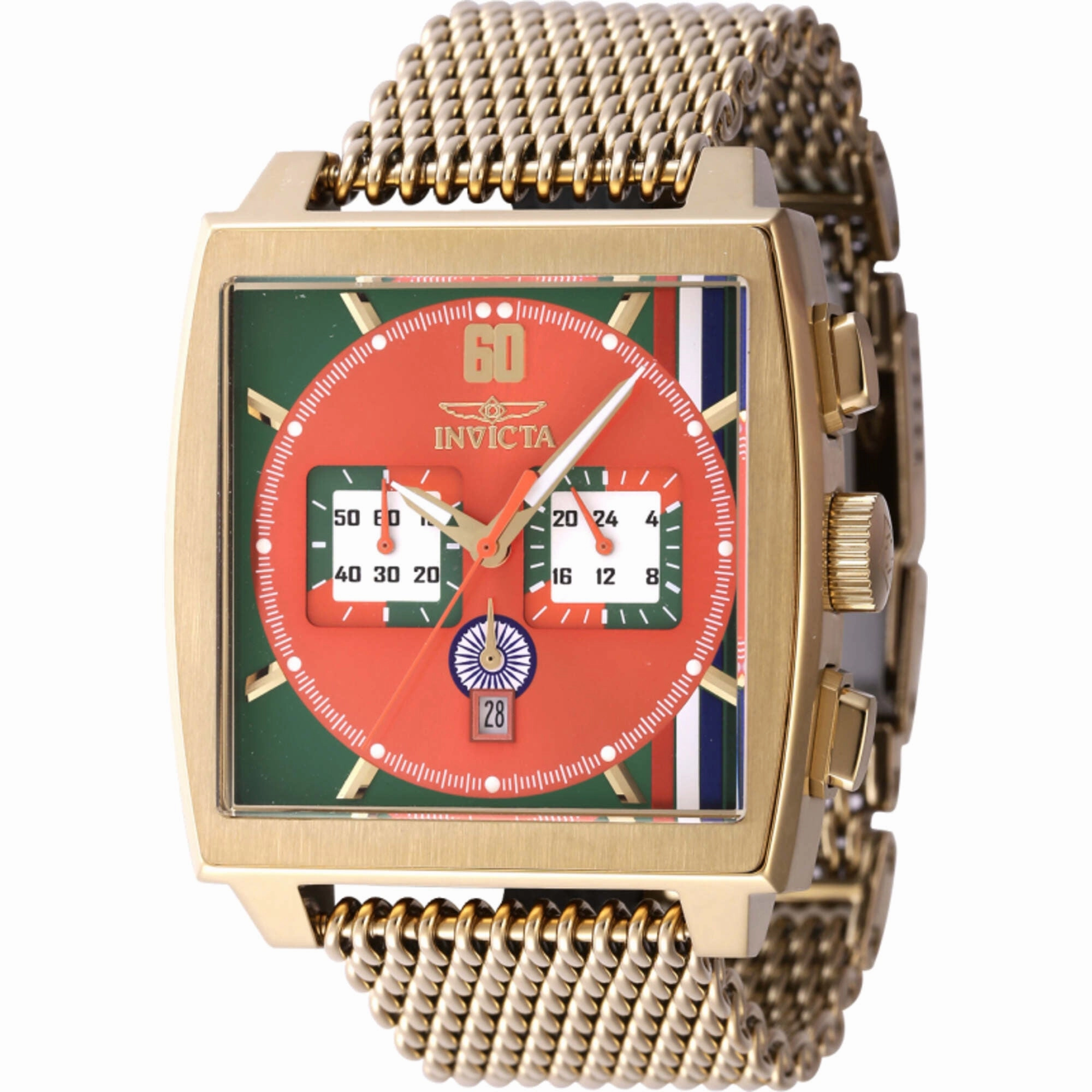 Invicta Men's Watch - Invicta Racing Quartz Chronograph Yellow Gold Bracelet | 47609