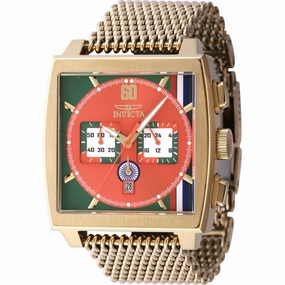 Invicta Men's Watch - Invicta Racing Quartz Chronograph Yellow Gold Bracelet | 47609