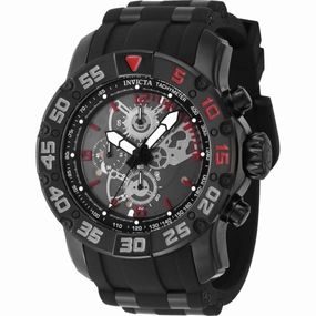 Invicta Men's Watch - Invicta Racing Quartz Grey, Red, Black Bezel Strap | 48063