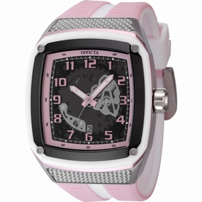Invicta Men's Watch - Invicta Racing Quartz Pink and White Silicone Strap | 48069
