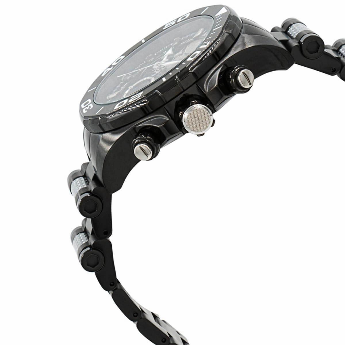 Invicta Men's Watch - Marvel Punisher Black and Silver Tone Dial Bracelet | 37684