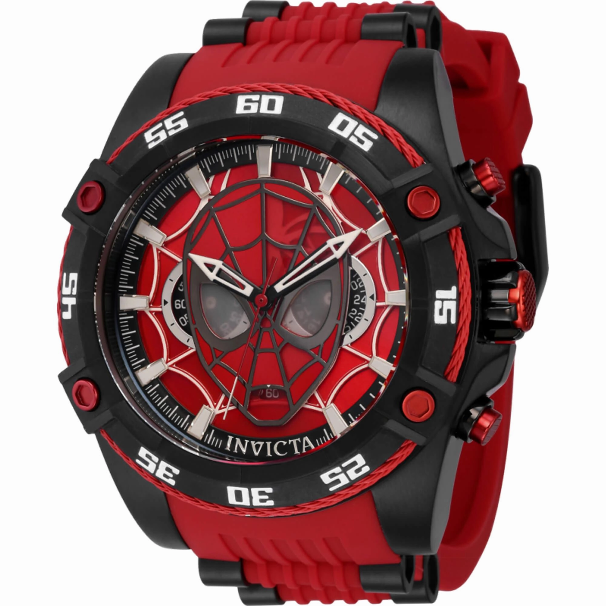 Invicta Men's Watch - Marvel Spiderman Quartz Chronograph Red and Black Dial | 41251