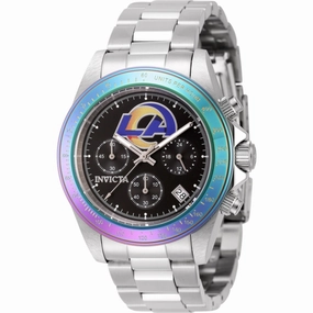 Invicta Men's Watch - NFL Los Angeles Rams Chronograph Silver Bracelet Date | 44988
