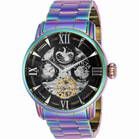 Invicta Men's Watch - Objet D Art Automatic Black and Silver Skeleton Dial | 40990