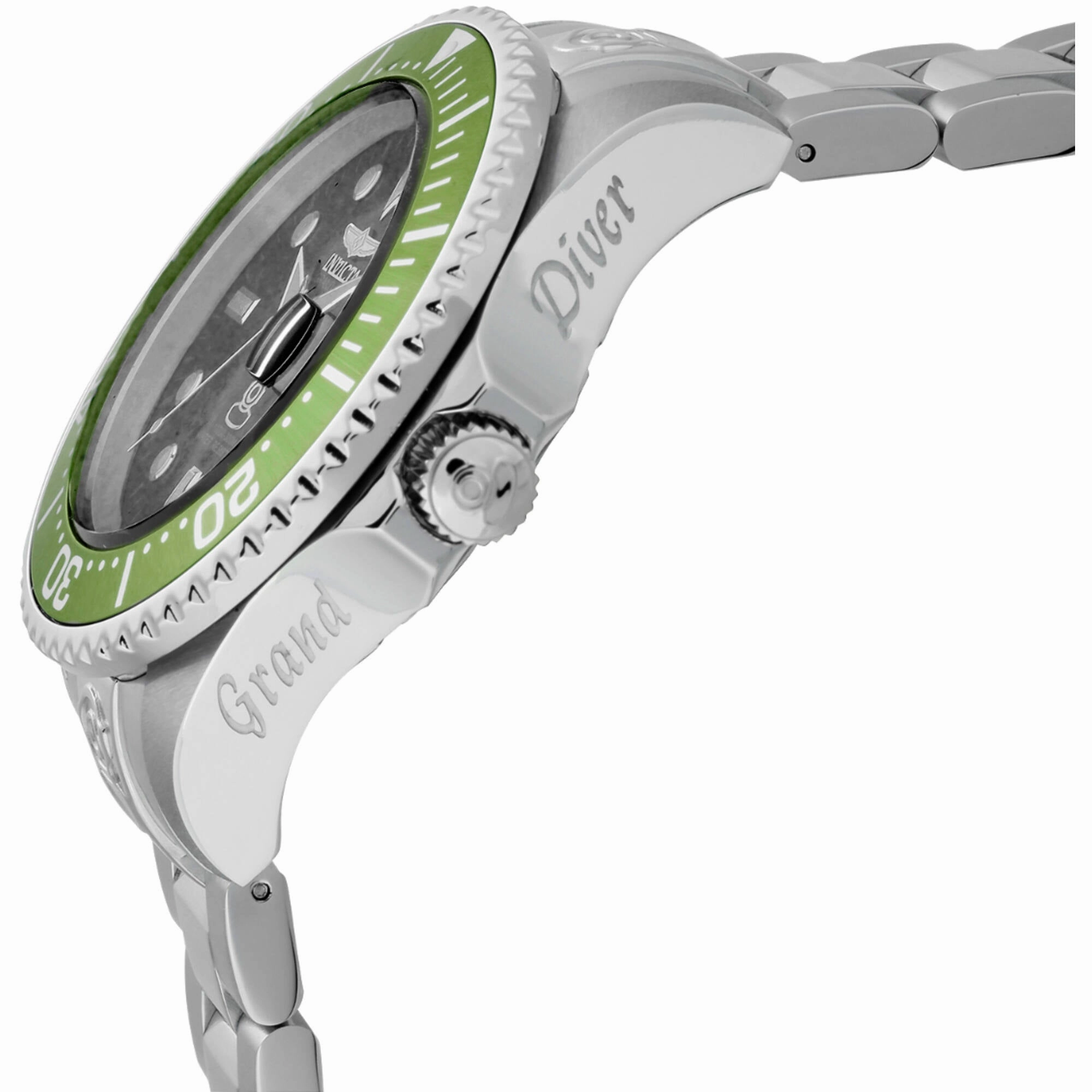 Invicta Men's Watch - Pro Diver Automatic Black Dial Silver Steel Bracelet | 27612