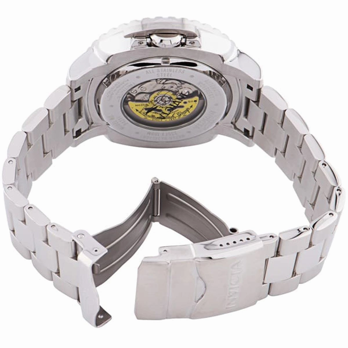 Invicta Men's Watch - Pro Diver Black Dial Silver Stainless Steel Bracelet | 34312