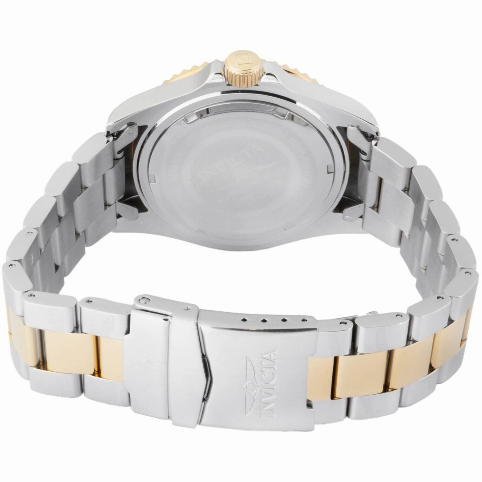 Invicta Men's Watch - Pro Diver Quartz Silver Dial Two Tone Steel Bracelet | 44709