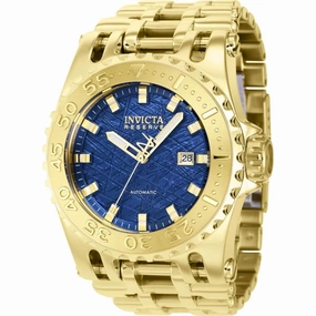 Invicta Men's Watch - Reserve Chaos Power Reserve Blue Dial Yellow Bracelet | 38710