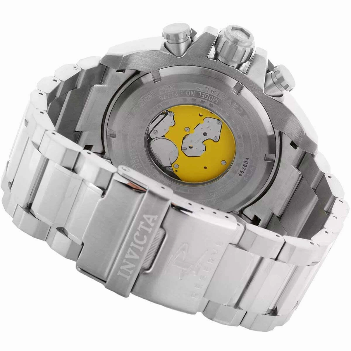 Invicta Men's Watch - Reserve Octane Quartz Chronograph MOP Dial SS Bracelet | 27776