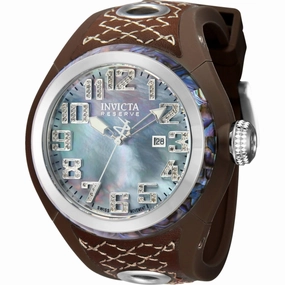 Invicta Men's Watch - Reserve S1 Date White Mother of Pearl Strap Diamond | 43030