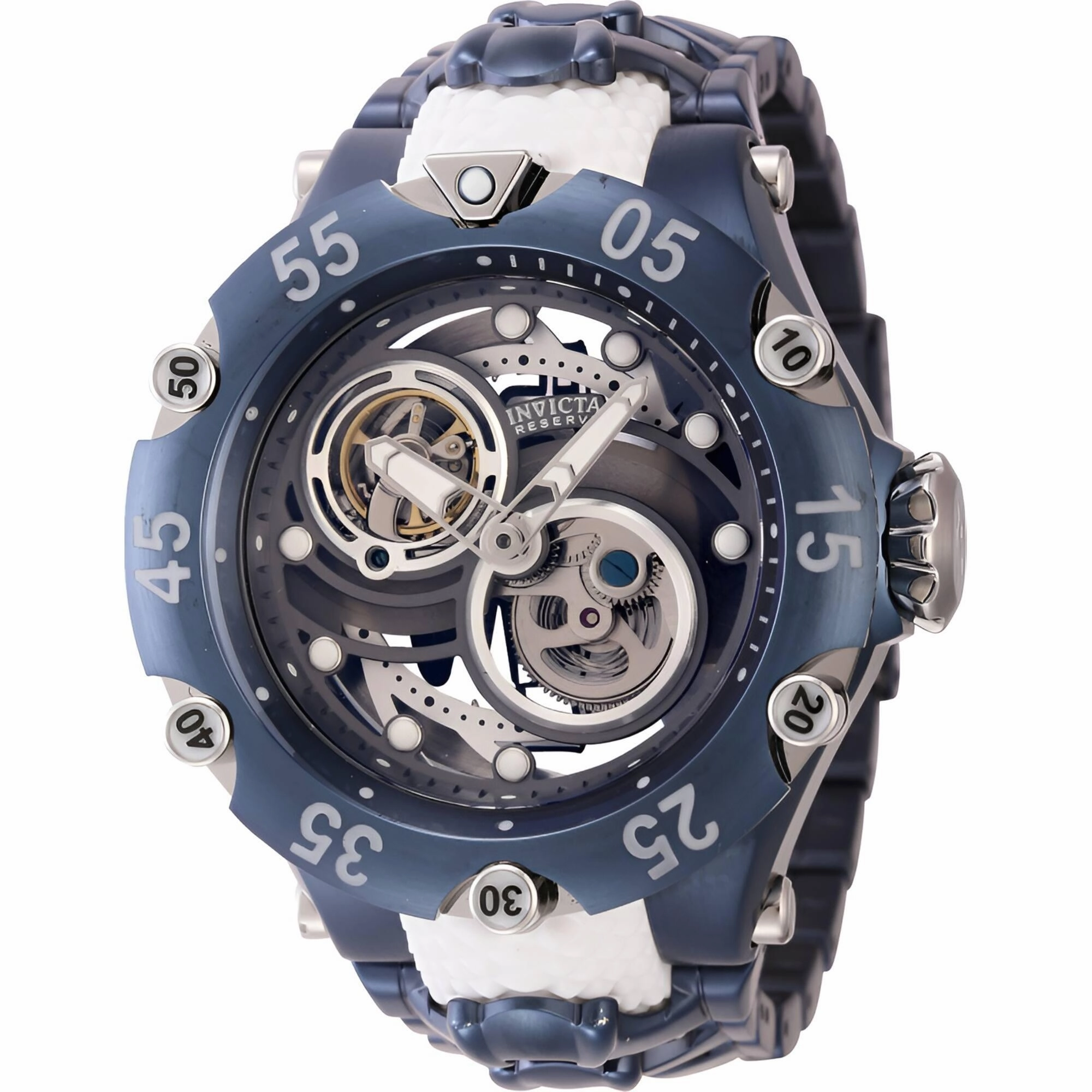 Invicta Men's Watch - Reserve Venom Cobra Dark Blue and White Bracelet | 43919