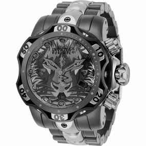 Invicta Men's Watch - Reserve Venom Gen III TT Black and Titanium Bracelet | 31777