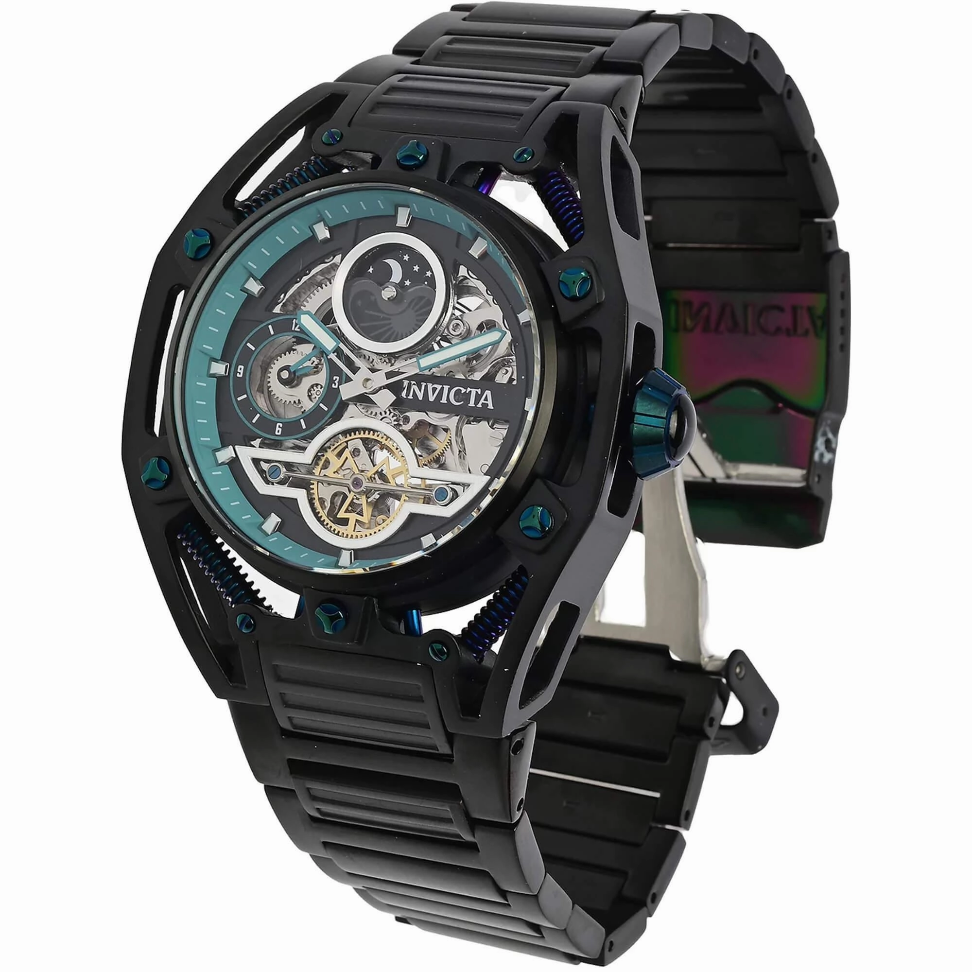 Invicta Men's Watch - S1 Rally Day and Night Indicator Black Steel Bracelet | 42133