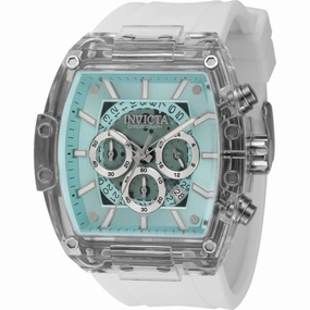 Invicta Men's Watch - S1 Rally Diablo Quartz Blue Dial White Rubber Strap | 44351