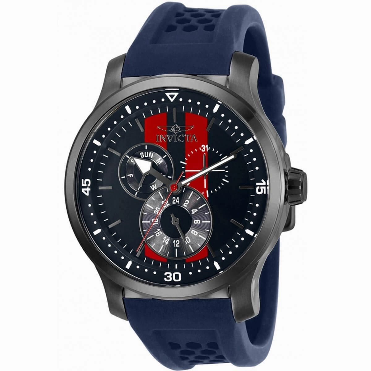 Invicta Men's Watch - S1 Rally Race Team Blue and Red Dial Silicone Strap | 30086