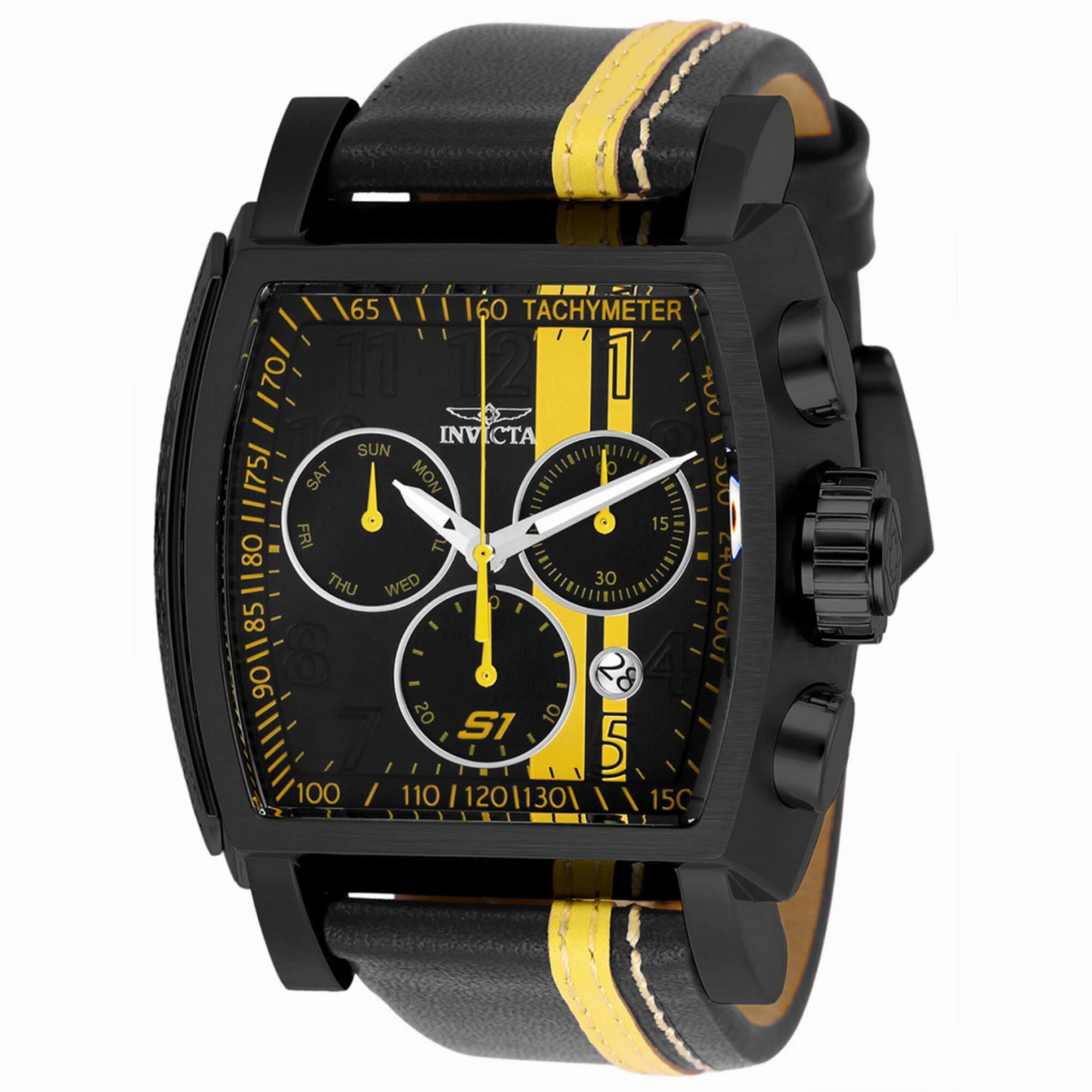 Invicta Men's Watch - S1 Rally Race Team Chronograph Yellow and Black Dial | 26397