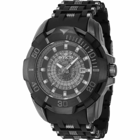 Invicta Men's Watch - Sea Spider Quartz Black, Gunmetal and Transparent Dial | 44132