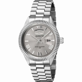 Invicta Men's Watch - Specialty Quartz Date Display Silver Dial Steel Bracelet | 43938
