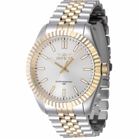 Invicta Men's Watch - Specialty Quartz Silver Dial Two Tone Steel Bracelet | 47484