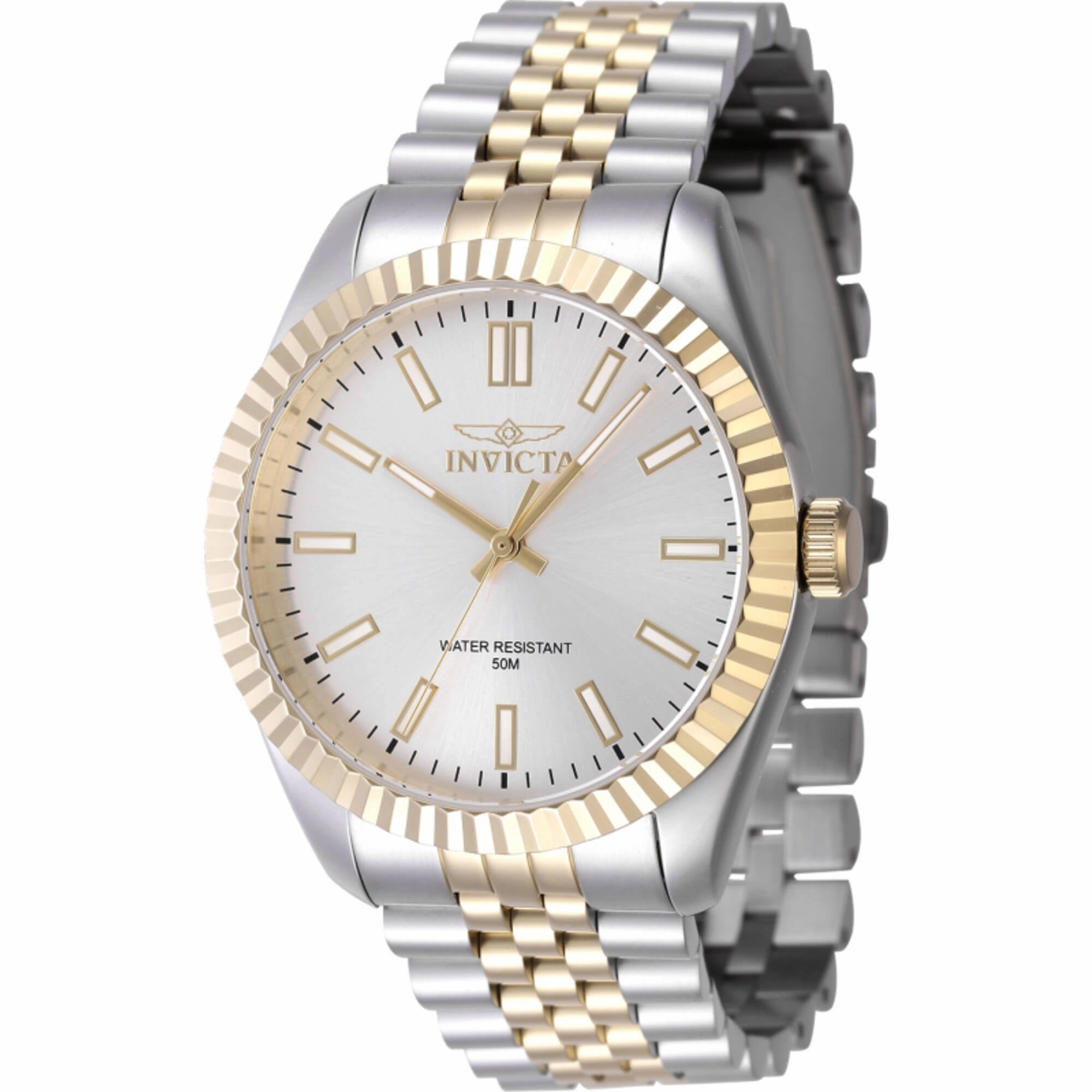 Invicta Men's Watch - Specialty Quartz Silver Dial Two Tone Steel Bracelet | 47484