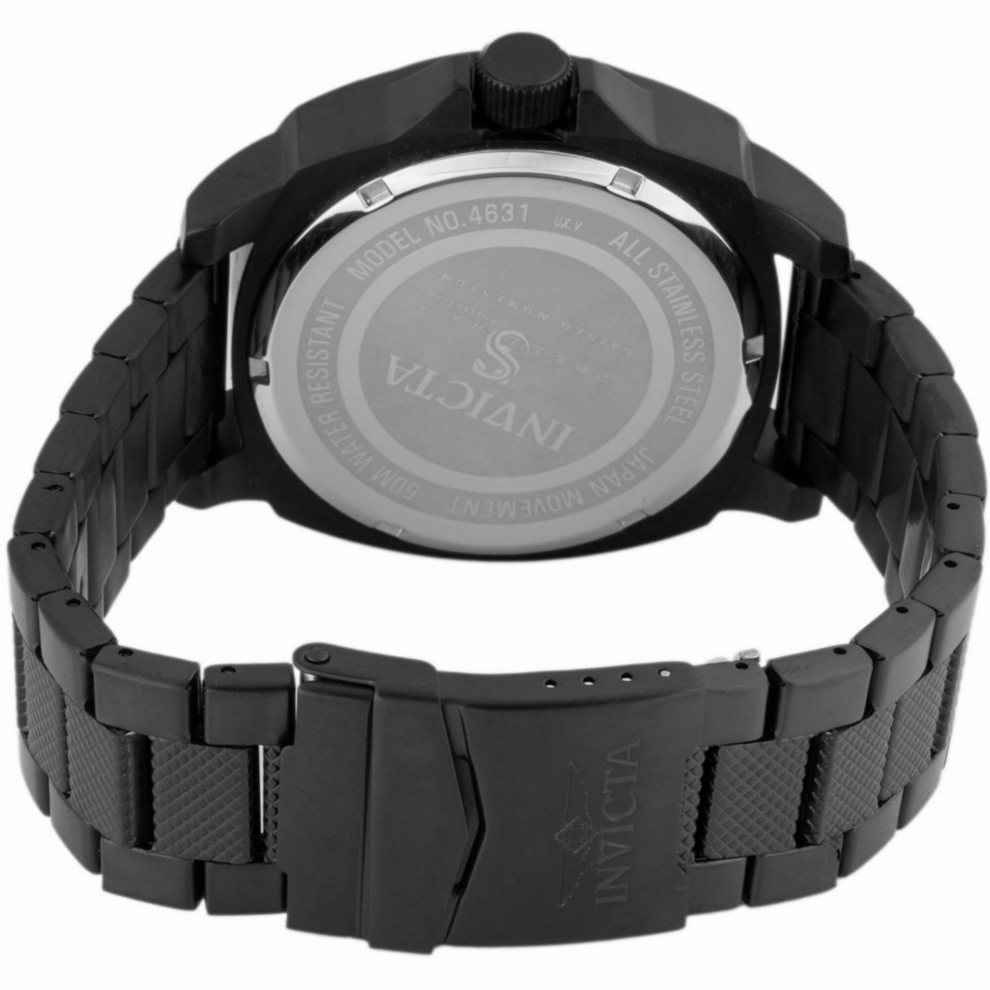 Invicta Men's Watch - Speedway Quartz Black Dial Stainless Steel Bracelet | 46313