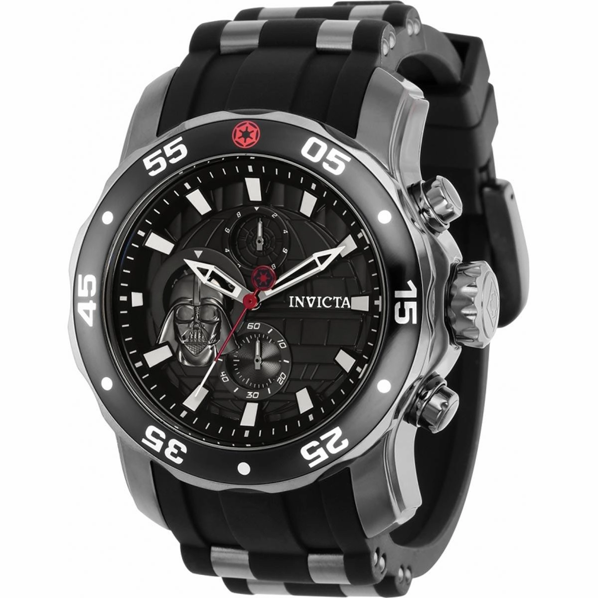 Invicta Men's Watch - Star Wars Darth Vader Chrono Black Dial Rotating Bezel | 37210