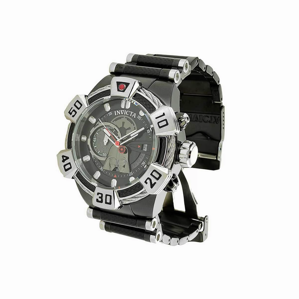 Invicta Men's Watch - Star Wars Darth Vader Gunmetal and Black Dial Bracelet | 37683