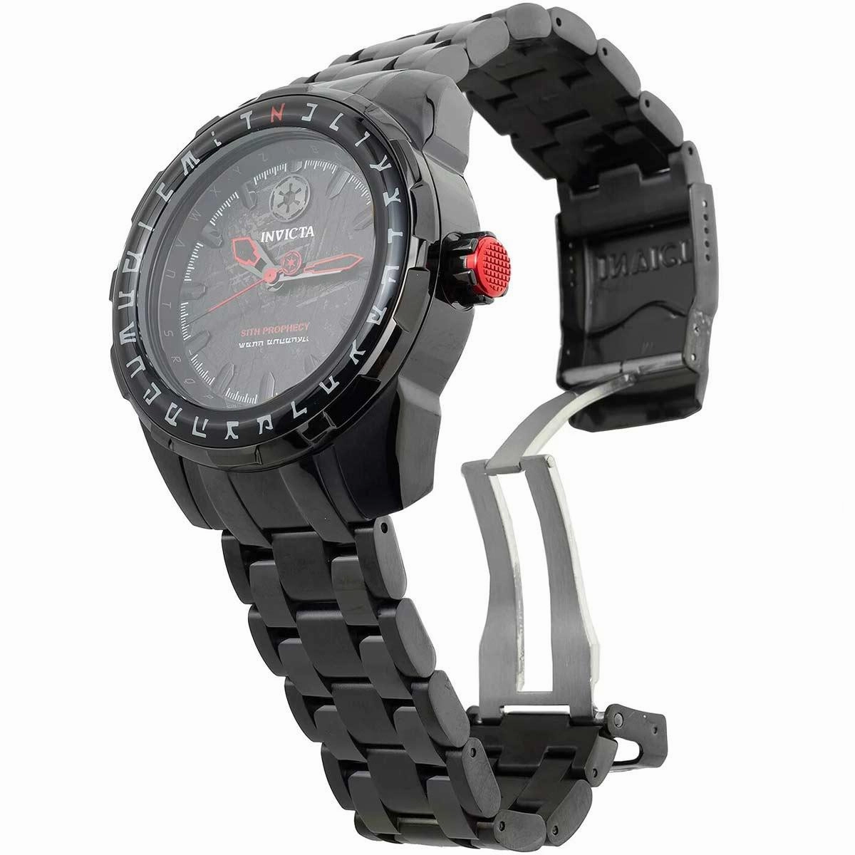 Invicta Men's Watch - Star Wars Quartz Black Dial Stainless Steel Bracelet | 34851