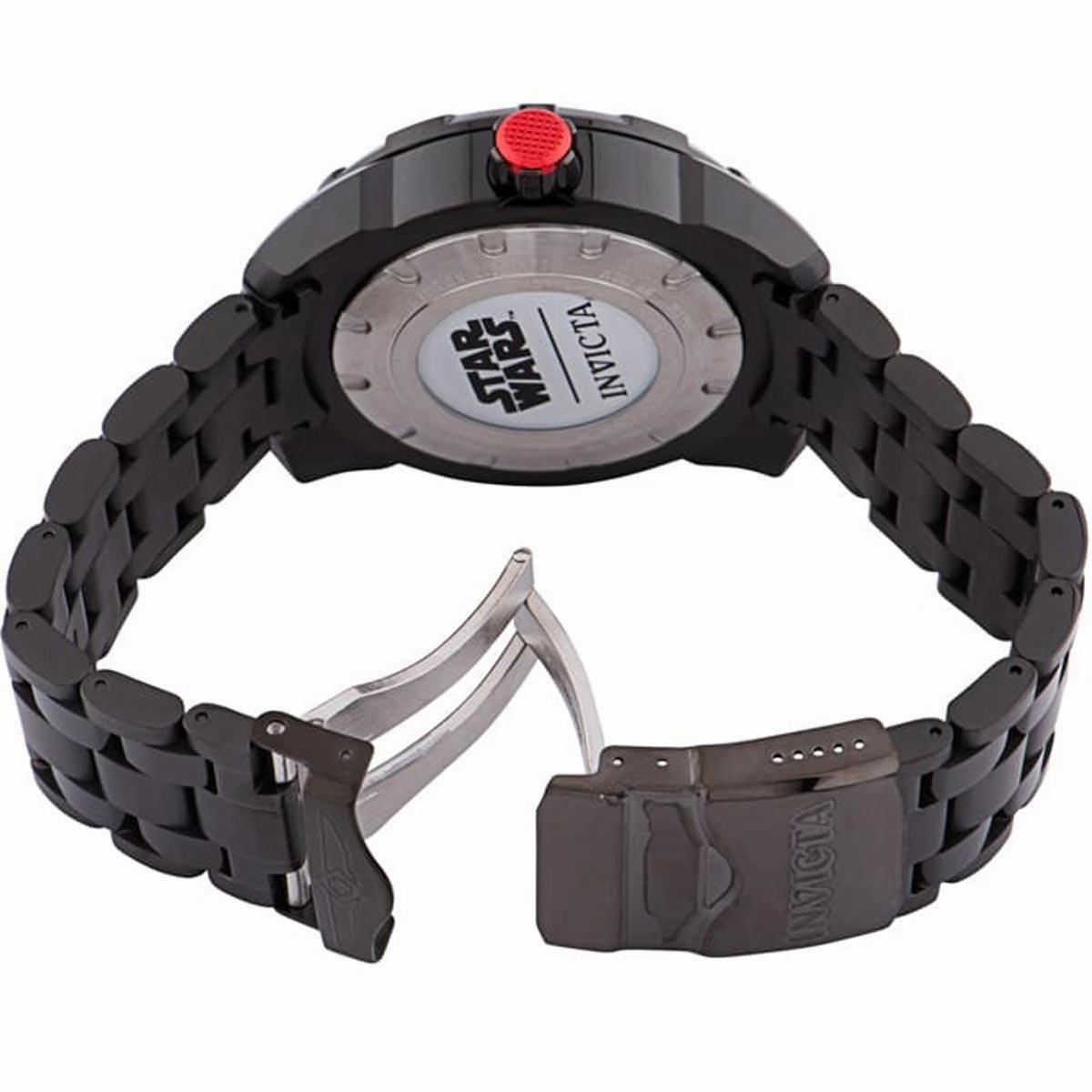 Invicta Men's Watch - Star Wars Quartz Black Dial Stainless Steel Bracelet | 34851