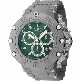 Invicta Men's Watch - Subaqua Chronograph Titanium and Green Dial Bracelet | 48192