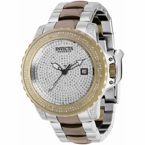 Invicta Men's Watch - Subaqua Noma II Diamond Pave Dial Two Tone Bracelet | 34821