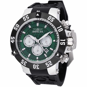 Invicta Men's Watch - Subaqua Noma III Chronograph White and Green Dial Strap | 47329