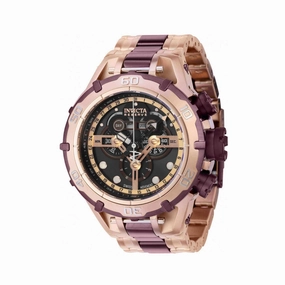 Invicta Men's Watch - Subaqua Ocean Warrior Rose Gold and Brown Bracelet | 35391