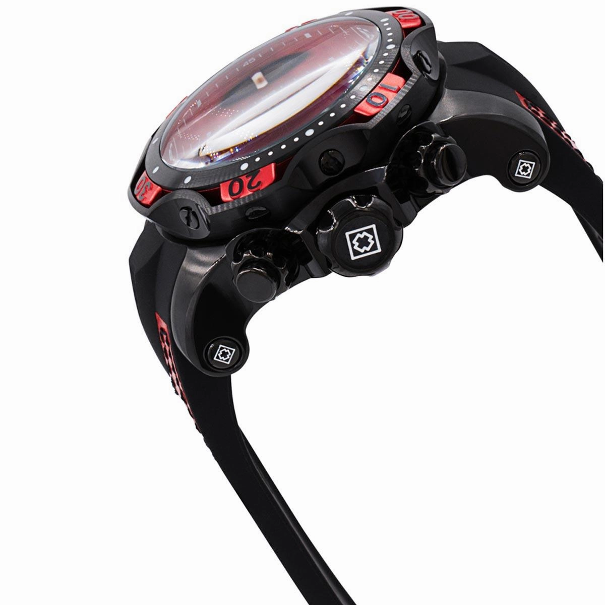 Invicta Men's Watch - Venom Swiss Quartz Chronograph Black and Red Strap | 38717