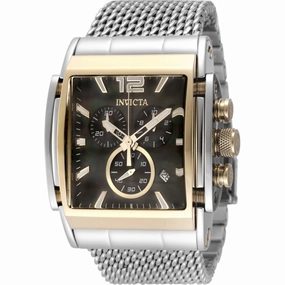Invicta Men's Watch Speedway Chronograph Stainless Steel Mesh Bracelet 48208