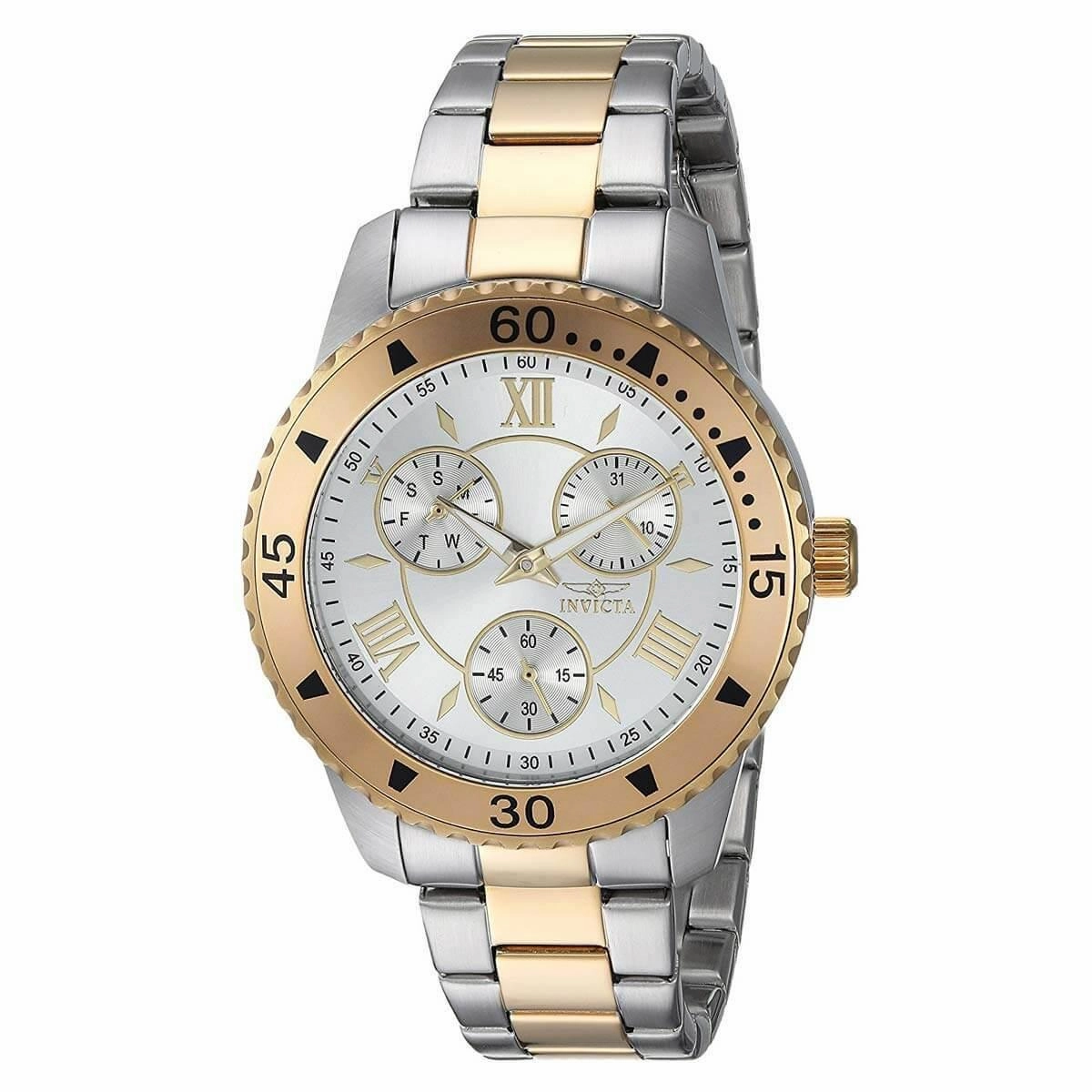 Invicta Women's Angel Two Tone Yellow Gold Steel Watch | 21770
