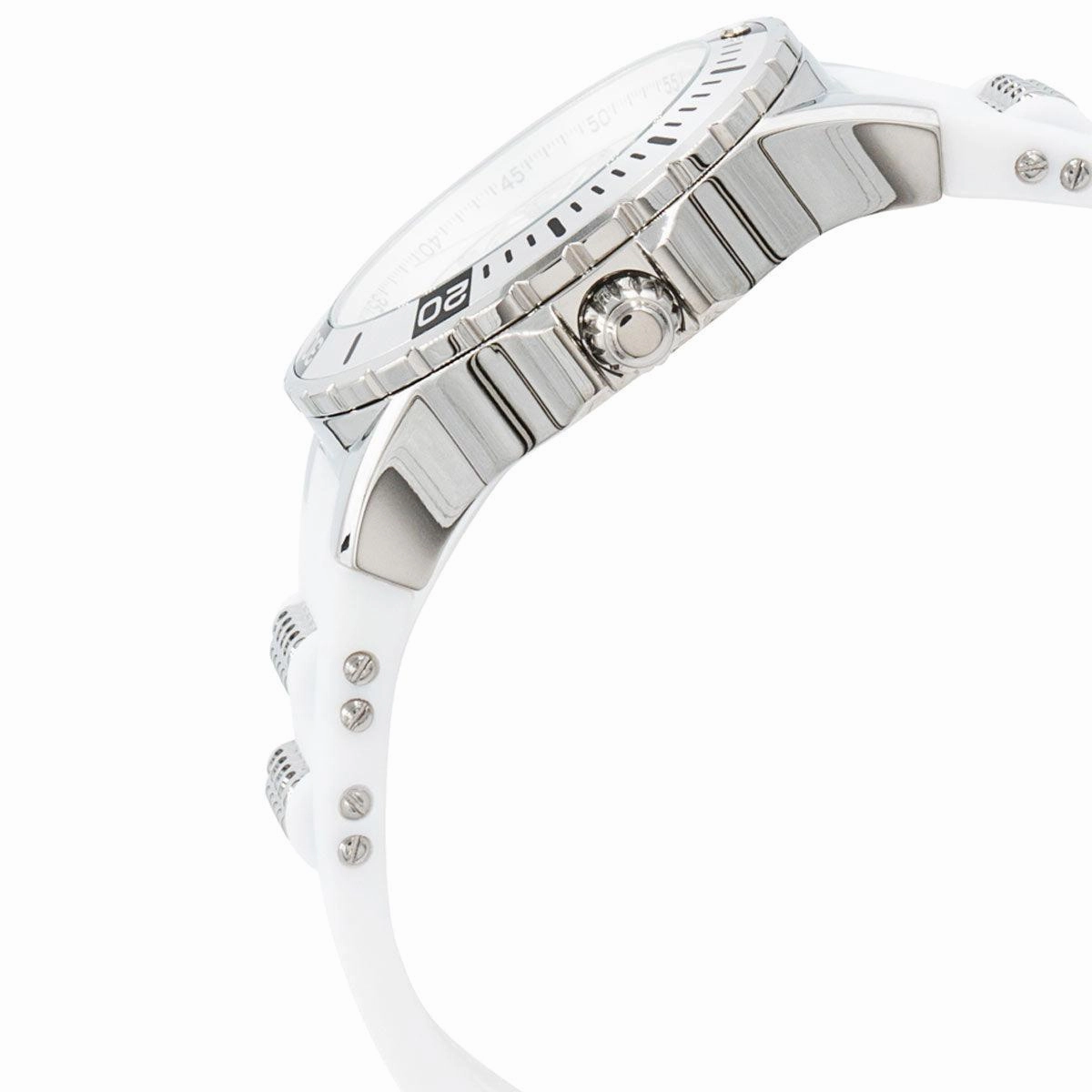 Invicta Women's Chronograph Watch - Aviator White and Silver Tone Strap | 37315
