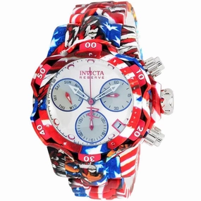 Invicta Women's Chronograph Watch - Reserve Venom Quartz American Flag Design | 34653