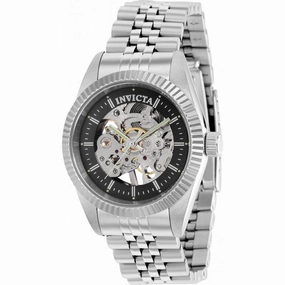 Invicta Women's Mechanical Watch - Specialty Black and Silver Dial Bracelet | 36447