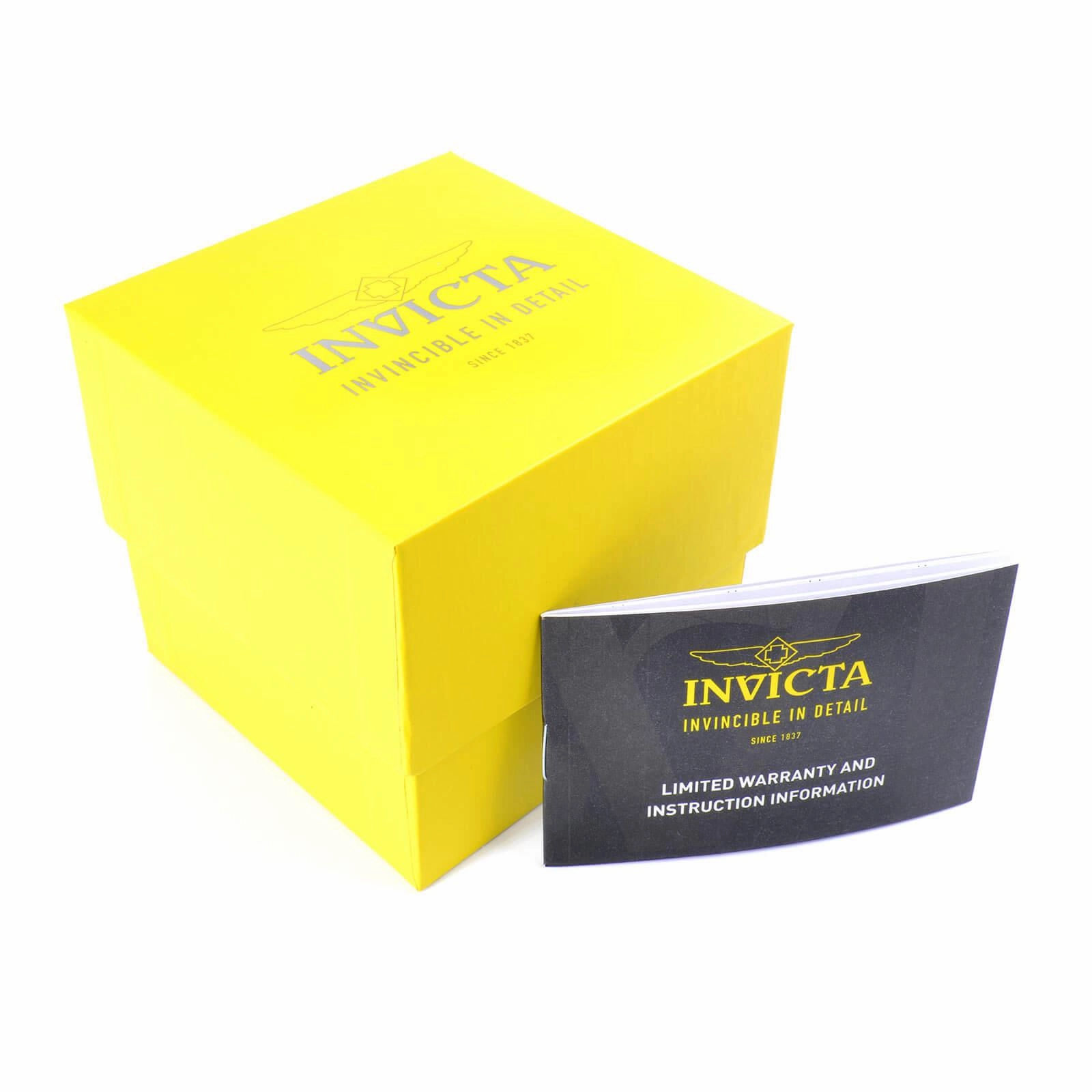 Invicta Women's Quartz Watch - Aviator Black Dial SS Bracelet Date Display | 38422